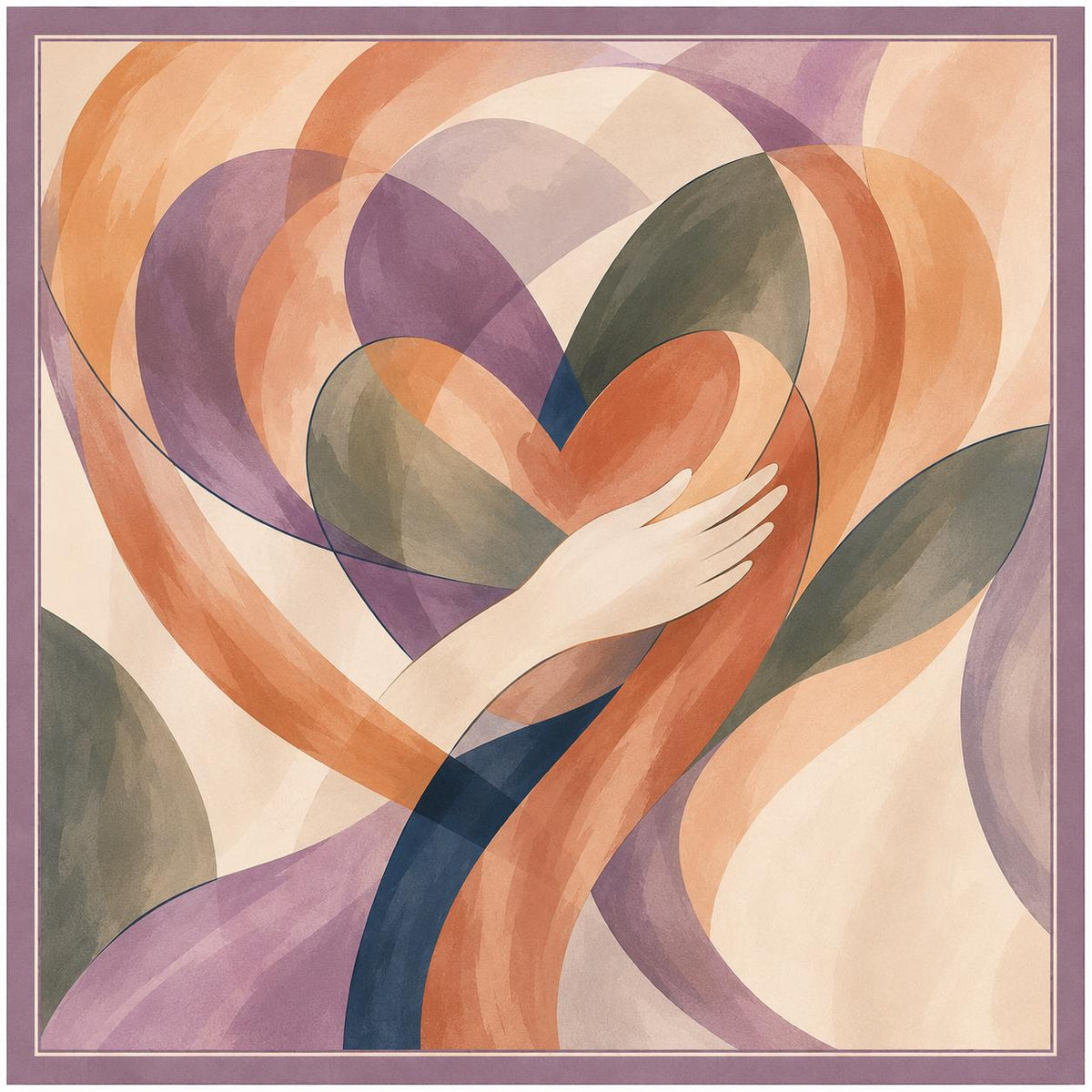 A scarf shaped by real experiences of mental health